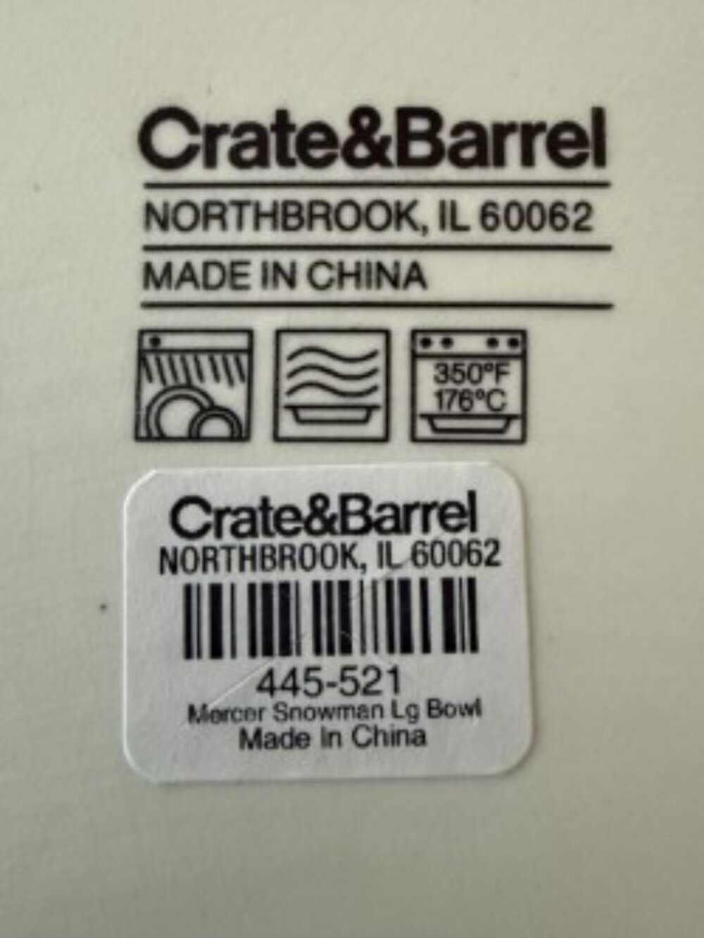 Crate & Barrel Winter Server - Picture 4 of 4